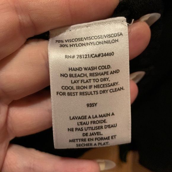 Eileen Fisher Light Viscose Boxy Knit Detail Top L - Picture 7 of 8